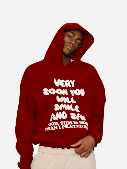 Smile Hoodie – Red