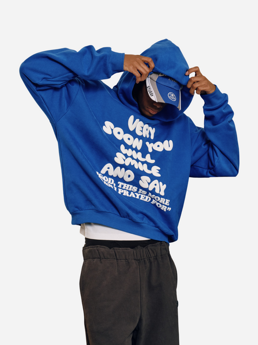 Smile Hoodie – Blue