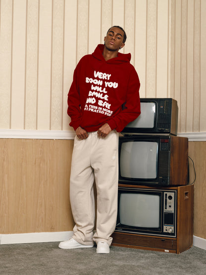 Smile Hoodie – Red