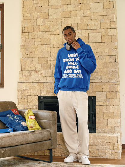 Smile Hoodie – Blue
